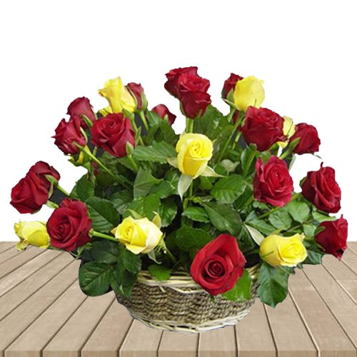 Wonderful Arrangement of Mixed Roses Wonderful Arrangement of Mixed Roses