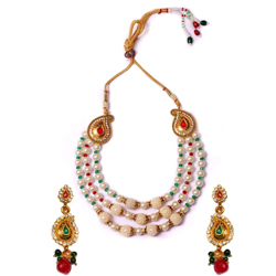 Fashionable Necklace Set Designed with Pearl Fashionable Necklace Set Designed with Pearl