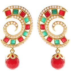 Exclusive Big Earring Set with Pearl Design Exclusive Big Earring Set with Pearl Design