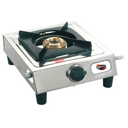 Smart Looking Single Burner Nirlep Aspa Gas Top with 1 Year Warranty Smart Looking Single Burner Nirlep Aspa Gas Top with 1 Year Warranty