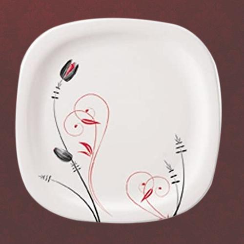 Alluring Servewell Melamine Night Tulip Square n Round Plate Set Alluring Servewell Melamine Night Tulip Square n Round Plate Set