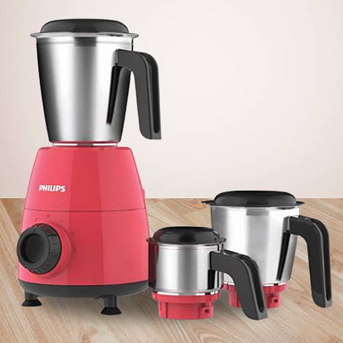 Amazing Philips Mixer Grinder in Red Amazing Philips Mixer Grinder in Red