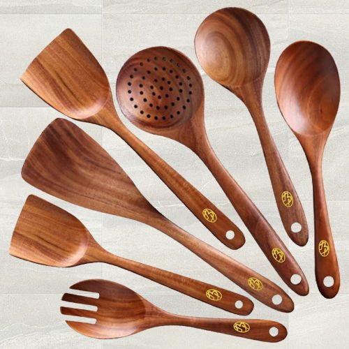 Cooking Essential Wooden Spatula Set Cooking Essential Wooden Spatula Set