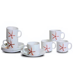 Drink Tea with LaOpala Tea Cup Saucer Set Drink Tea with LaOpala Tea Cup Saucer Set