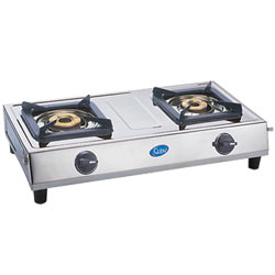 GLEN two burner stainless steel cooktop GLEN two burner stainless steel cooktop