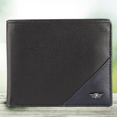 Admirable Black Gents Leather Wallet from Police