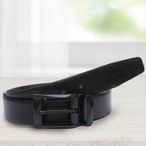 Amazing Cross Black Leather Belt for Gents Amazing Cross Black Leather Belt for Gents