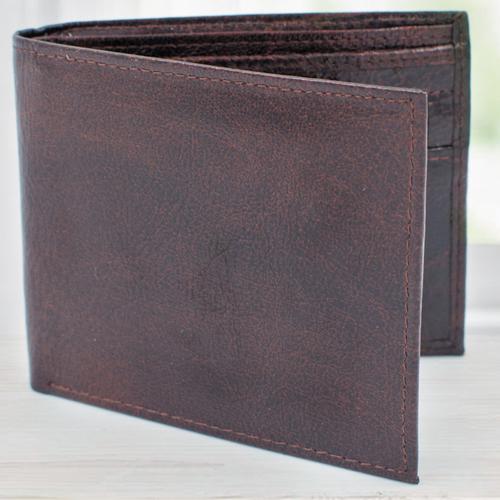 Admirable Dark Brown Leather Wallet for Gents Admirable Dark Brown Leather Wallet for Gents