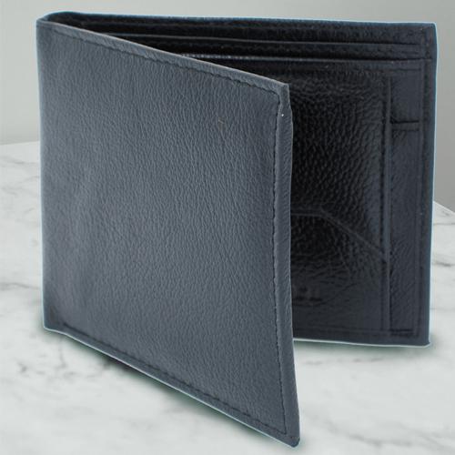 Impressive Black Leather Wallet for Gents Impressive Black Leather Wallet for Gents