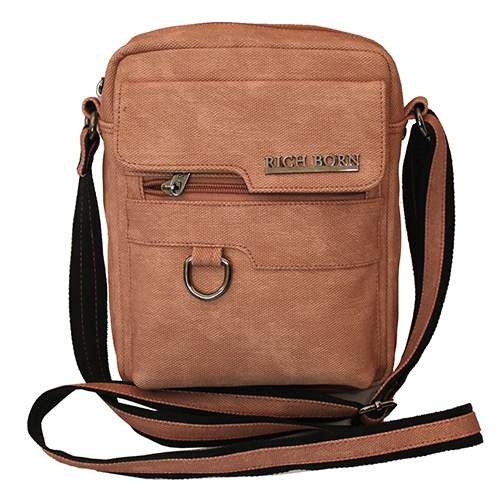 Marvelous Mens Foam Sling Bag in Peach