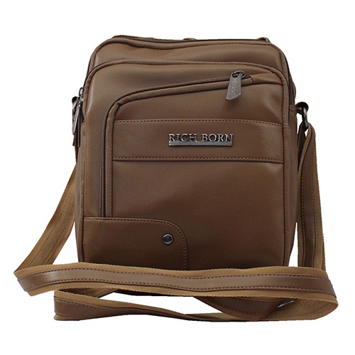 Stellar Gents Sling Bag in Tan Hue Stellar Gents Sling Bag in Tan Hue