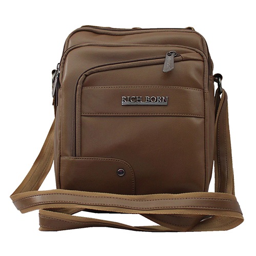 Stellar Gents Sling Bag in Tan Hue