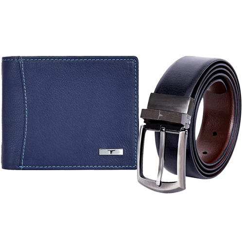 Awesome Urban Forest Wallet N Reversible Belt Combo for Men