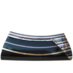Stunning Leather Black Clutch for Ladies from Spice Art Stunning Leather Black Clutch for Ladies from Spice Art