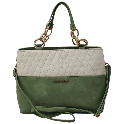 Stunning White N Brown Color Womens Vanity Bag Stunning White N Brown Color Womens Vanity Bag