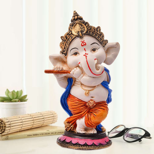 Handcrafted Lord Ganesha Polyresin Sculpture