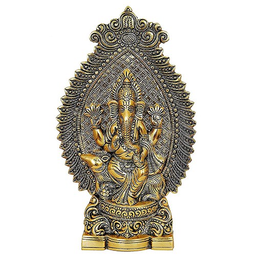 Auspicious Ganesh Statue Sitting On Mouse