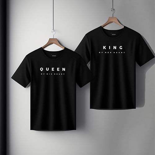 Amazing King N Queen Couple T Shirts
