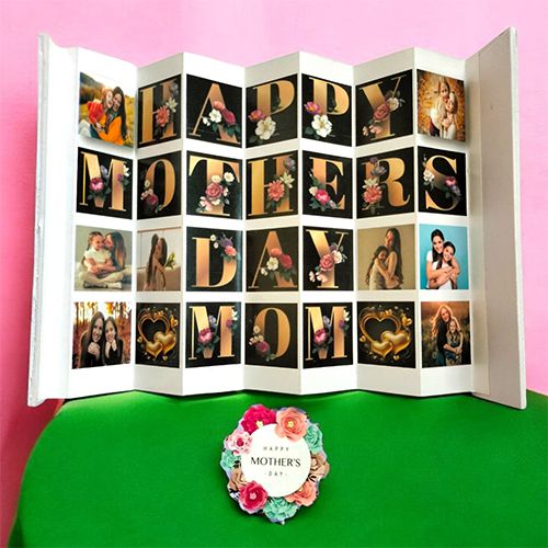 Elegant Custom Accordion Fold Photo Gift Elegant Custom Accordion Fold Photo Gift
