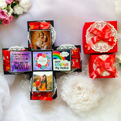 Stunning Mothers Day Explosion Box Gift Stunning Mothers Day Explosion Box Gift