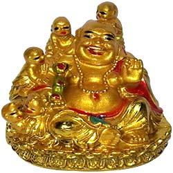 Amazing Little Laughing Buddha with Children Amazing Little Laughing Buddha with Children