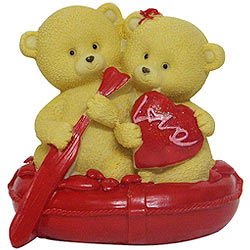 Exclusive Twin Teddy in a Boat Exclusive Twin Teddy in a Boat