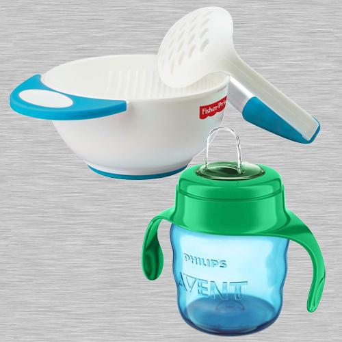 Wonderful Fisher-Price Bowl Set N Philips Avent Spout Cup