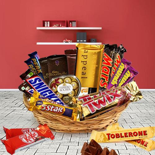 Lovely Basket of Assorted Chocolates Lovely Basket of Assorted Chocolates