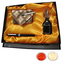 Esteeming Potency Gift Combo for Gents with free Roli Tilak and Chawal Esteeming Potency Gift Combo for Gents with free Roli Tilak and Chawal