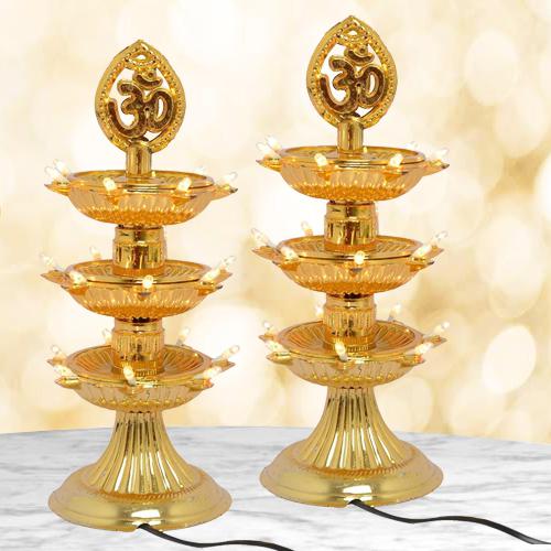 Exclusive Dual LED Bulb Lights Diya