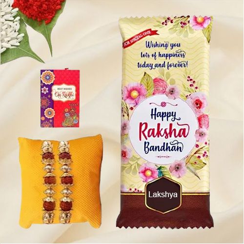 Personalized Chocolaty Rakhi