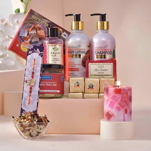 Khadi Rakhi Hamper