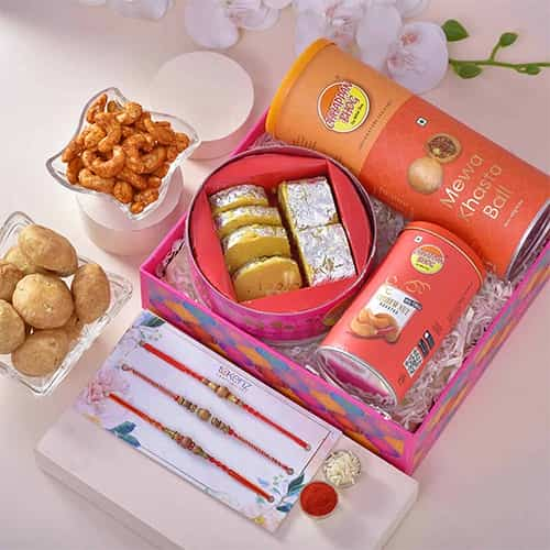 Admiring Tripple Rakhi Hamper