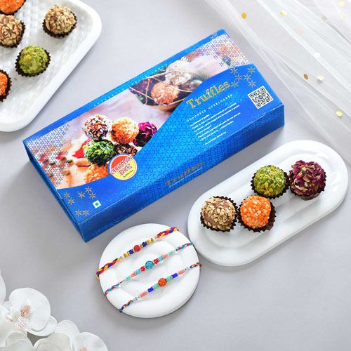 Truffle Treats N Rakhi Set Truffle Treats N Rakhi Set