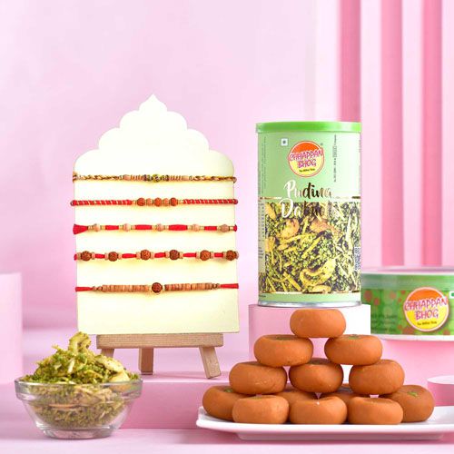 Sweet N Savory Rakhi Gift Set Sweet N Savory Rakhi Gift Set