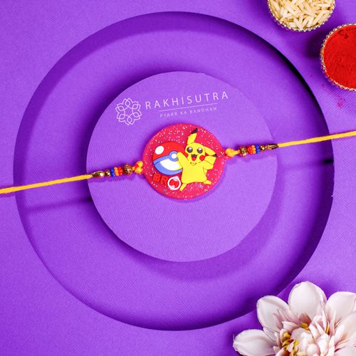 Fun Beads Pikachu Rakhi for Kids Fun Beads Pikachu Rakhi for Kids