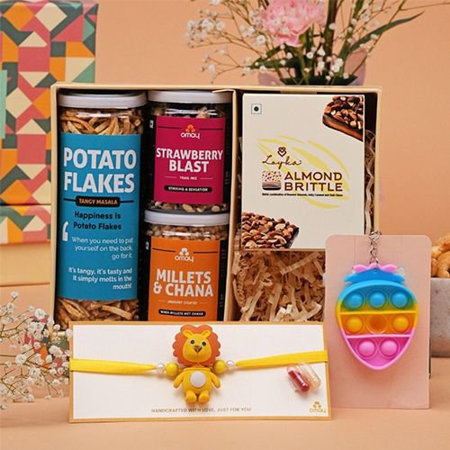 Cheerful Rakhi Box For Kids Cheerful Rakhi Box For Kids