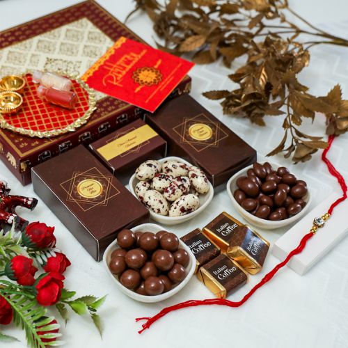 Chocolaty Rakhi Celebration Gift Chocolaty Rakhi Celebration Gift