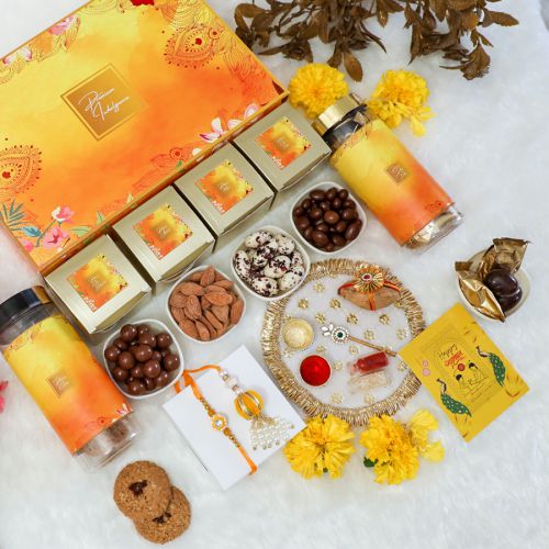 Vibrant Rakhi Celebration Set Vibrant Rakhi Celebration Set