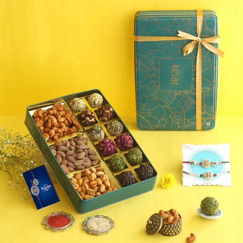 Flavorful Nutty Rakhi Celebration Pack Flavorful Nutty Rakhi Celebration Pack