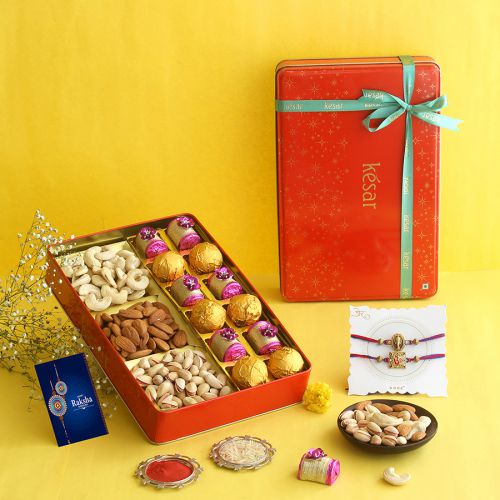 Festive Rakhi Treats Gift Box Festive Rakhi Treats Gift Box