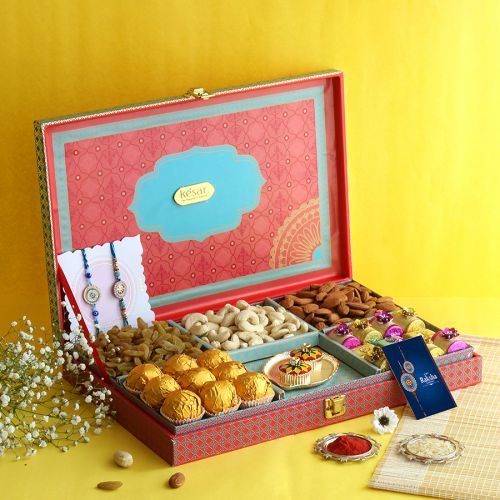 Premium Rakhi Treats Gift Box Premium Rakhi Treats Gift Box