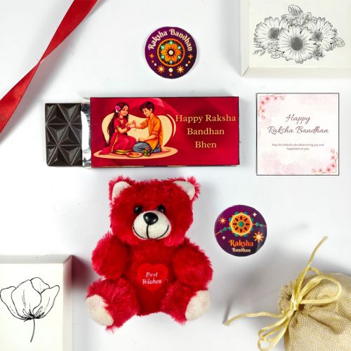 Heartfelt Rakhi Gift Set for Sister Heartfelt Rakhi Gift Set for Sister