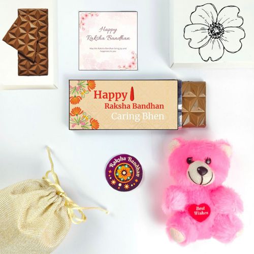Heartfelt Rakhi Celebration Gift Bundle Heartfelt Rakhi Celebration Gift Bundle