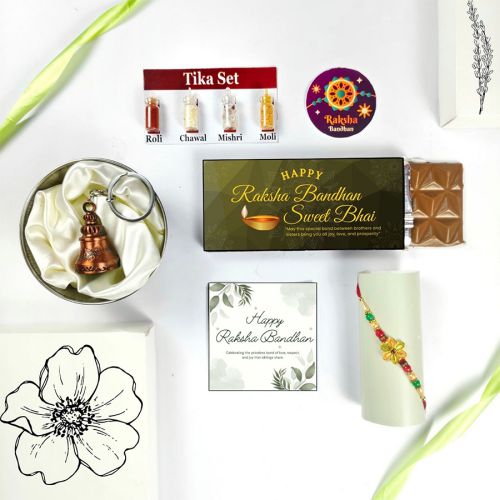 Sweet Bhai Themed Rakhi Gift Set Sweet Bhai Themed Rakhi Gift Set