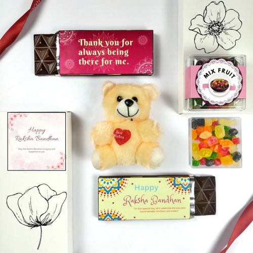 Sweet Bonds Rakhi Gift Pack Sweet Bonds Rakhi Gift Pack