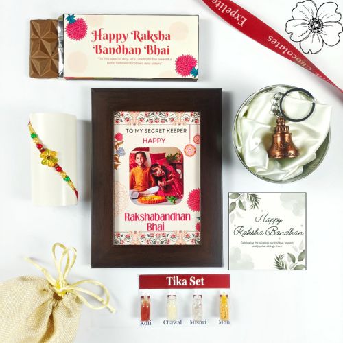 Rakhi Essentials with Blessings Gift Set Rakhi Essentials with Blessings Gift Set