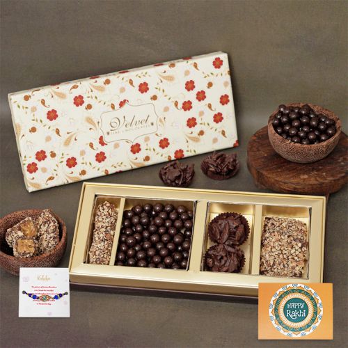 Evil Eye Rakhi N Gourmet Treat Hamper Evil Eye Rakhi N Gourmet Treat Hamper