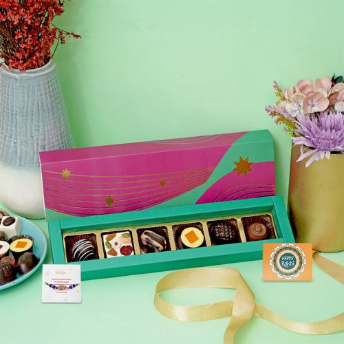 Chocolaty Rakhi Celebrations Gift Set Chocolaty Rakhi Celebrations Gift Set