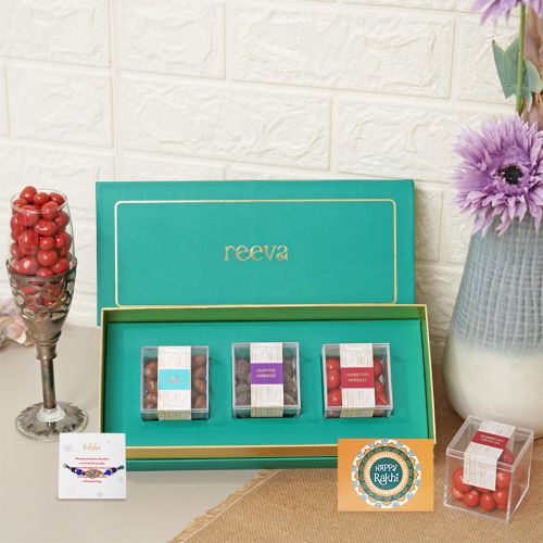 Sibling Treats with Rakhi Blessing Sibling Treats with Rakhi Blessing